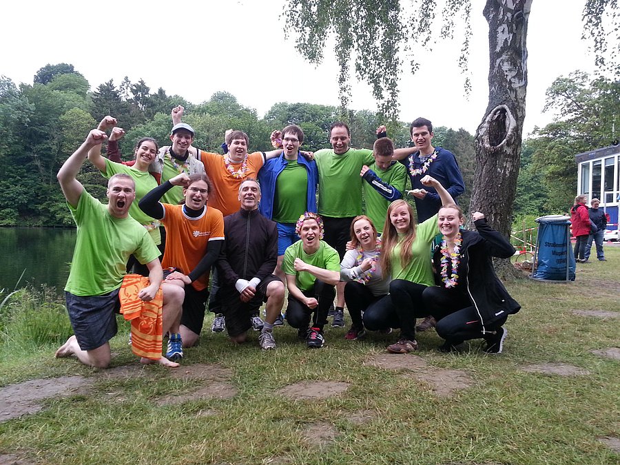 Sieger beim Drachenboot-CUP